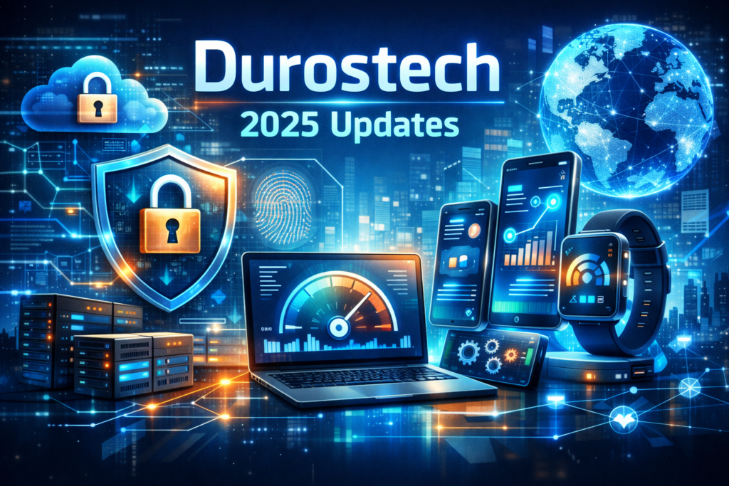 Latest updates Durostech software features and performance improvements