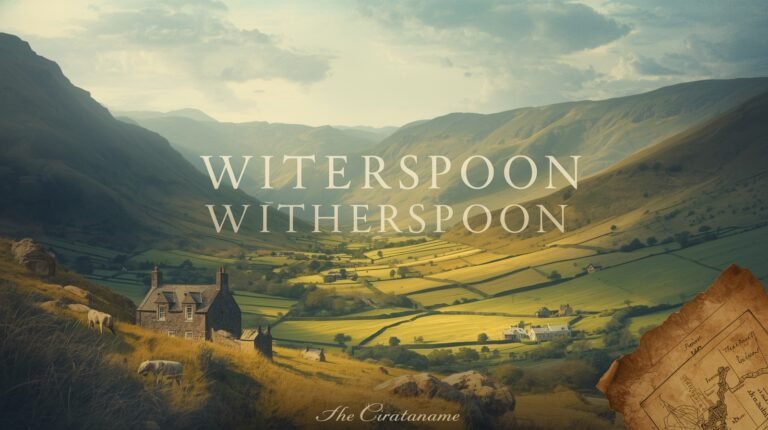Meaning of the Witherspoon Surname – Origin, History, and Symbolism